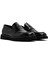 Erkek Siyah Deri Klasik Loafer 25SFD622122 3