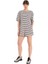 Stripe %100 Pamuk Şort Tulum 4