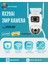 RX29AI Wifi 2 Kamera 3+3mp Onvif Akıllı Gece Renkli Görüş Sesli Güvenlik Kamerası + 1.5A Adaptör 1