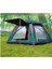Tenteli 6 Kişilik Otomatik Çadır 240X240X155 cm Çadır Çantalı Çadır - Sineklikli Çadır 4