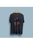 Oversize Paris Yazılı Eyfel Kulesi 2 Baskılı Tasarım Unisex T-Shirt 1