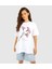 Çiçek Baskılı Oversize T-Shirt 1
