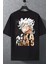 Tasarım One Piece Monkey Nika Gear 5 Anime Baskılı Oversize T-Shirt 1
