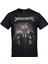 Megadeth Rust In Peace Skull Ön Arka Baskılı Siyah Tshirt 2