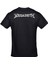 Megadeth Rust In Peace Skull Ön Arka Baskılı Siyah Tshirt 3