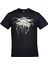 Dark Throne True Norwegian Black Metal Unisex Ön Arka Baskılı Siyah Tshirt 1