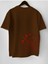 Erkek Baskılı Pamuklu Bisiklet Yaka Kısa Kollu Oversize T-Shirt 1