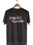 Squid Game Yazı Model Baskılı Siyah T-Shirt 1