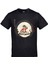 One Piece Monkey D. Luffy Ağaç Baskılı Siyah Tshirt 1