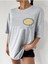 Kırmızı Bisiklet Yaka Basic Oversize T-Shirt 1