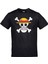 Siyah One Piece Logo Baskılı Tshirt 1