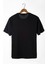 Siyah Önü Anime Baskılı Oversize Pamuklu T-Shirt 2