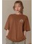 Kadın Kahverengi Arid Mountain Baskılı Oversize T-Shirt 2
