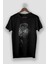 Siyah - Dekopeli Aslan Görselli Tişört - Vip Tasarım Tshirt 2