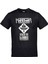 Siyah Manowar Sign Of The Hammer Baskılı Tshirt 1