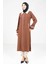 Yakalı Kahve Giy Çık 9354 4