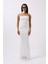 Straplez Dantel Maxi Elbise 2