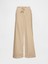 Kadın Bej Mid Rise Ultrasoft Easy Baggy Jean Pantolon 3