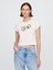 Kadın Kırık Beyaz Gap Logo T-Shirt 1
