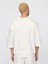 Erkek Bej Oversized Terry Bisiklet Yaka T-Shirt 5