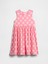 Kız Bebek Pembe Desenli Elbise 1