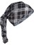 Plaid Black Bandana 2