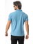 Büyük Beden Regular Fit Polo Yaka Cepli Baskılı T-SHIRT-PL-3458 4