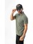 Regular Fit Polo Yaka Düğmeli Armalı Keten T-SHIRT-KT-1003 3