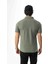 Regular Fit Polo Yaka Düğmeli Armalı Keten T-SHIRT-KT-1003 4