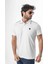 Polo Yaka Omzu Çizgili Armalı Düğmeli T-SHIRT-6275 2