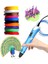 Mor Renk 3D Kalem + 10 Renk Toplam 50 Metre Pla Filament + Şablon 4