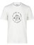 Alex Baskılı Erkek Sıfır Yaka T-Shirt Beyaz 1