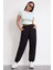 - Kadın Beyaz Yuvarlak Yaka Yarım Kol Crop Top Bluz 4