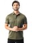 Büyük Beden Regular Fit Polo Yaka Düğmeli T-SHIRT-6321 1