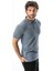 Polo Yaka Düğmeli Erkek Keten T-SHIRT-KT-1001 2