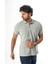 Polo Yaka Omzu Baskılı Düğmeli T-SHIRT-PL-3614 2