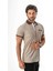 Polo Yaka Düğmeli Cepli Viskon Kumaş Erkek T-SHIRT-AR-1009 2