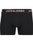 Jack Jones Erkek 3 Lü Siyah Renkli Kemer Pamuklu Boxer 12286183 3