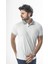 Büyük Beden (3xl - 7xl) Düğmeli Polo Yaka Kol Ucu Triko Detaylı T-SHIRT-6315 2