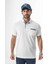Büyük Beden Regular Fit Polo Yaka Cepli Baskılı T-SHIRT-PL-3458 2