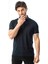 Polo Yaka Düğme Kısmı Baskılı Erkek T-SHIRT-6293 2