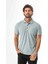 Polo Yaka Düğmeli Erkek Keten T-SHIRT-KT-1001 1