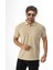Polo Yaka Düğmeli Erkek Keten T-SHIRT-KT-1001 3