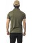 Polo Yaka Düğmeli Cepli Düz Renk T-SHIRT-6288 4