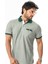 Polo Yaka Düğmeli Cepli Viskon Kumaş Erkek T-SHIRT-AR-1009 2