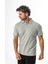 Polo Yaka Düğmeli Erkek Keten T-SHIRT-KT-1001 2