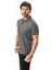 Regular Fit Polo Yaka Düğmeli Armalı Keten T-SHIRT-KT-1003 2