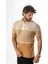 Luxury Tech Polo Yaka Yarım Fermuarlı Örme Triko T-SHIRT-TCY-1026 3