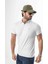 Polo Yaka ve Kol Ucu Triko Nakış Armalı Erkek T-SHIRT-6296 3