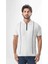 Polo Yaka Yarım Fermuarlı Çizgi Desenli Triko T-SHIRT-TY-1311 1